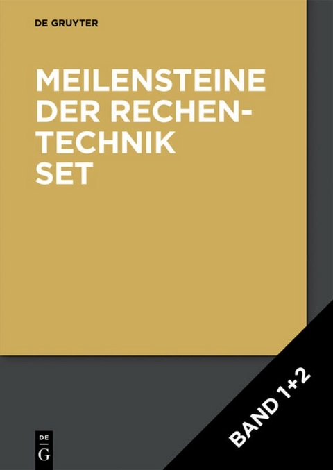 Herbert Bruderer: Meilensteine der Rechentechnik / [Set Meilensteine der Rechentechnik Band 1+2] - Herbert Bruderer