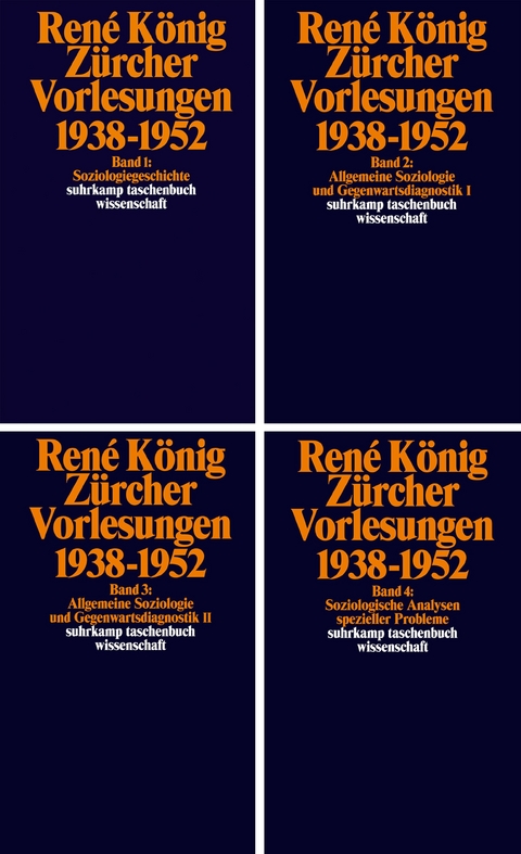 Zürcher Vorlesungen (1938-1952) - René König