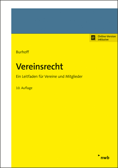 Vereinsrecht - Detlef Burhoff