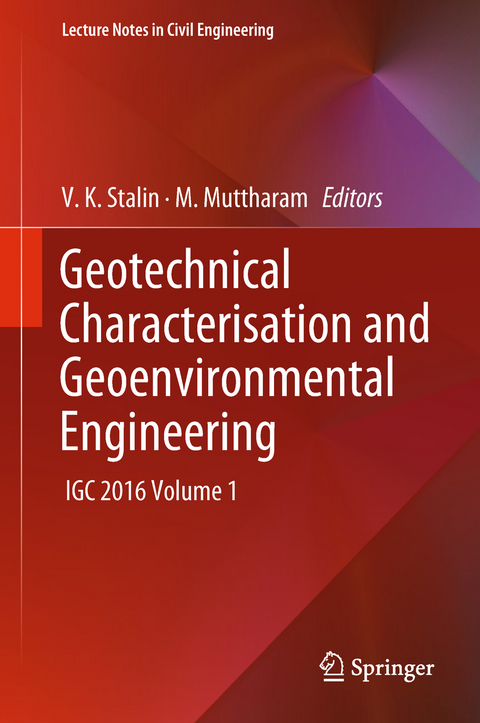 Geotechnical Characterisation and Geoenvironmental Engineering - 