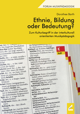 Ethnie, Bildung oder Bedeutung? - Dorothee Barth