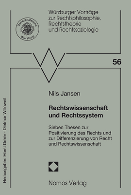 Rechtswissenschaft und Rechtssystem - Nils Jansen