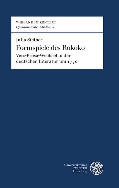 Formspiele des Rokoko - Julia Steiner