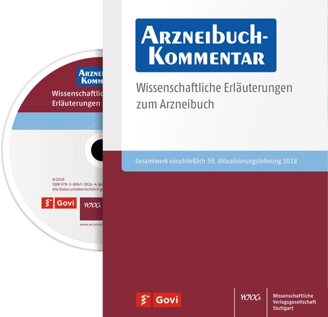 Arzneibuch-Kommentar DVD/Online VOL 59 - 