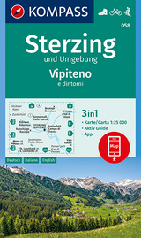 KOMPASS Wanderkarte Sterzing und Umgebung, Vipteno e dintorni - KOMPASS-Karten GmbH