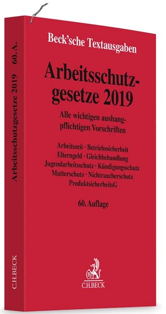 Arbeitsschutzgesetze 2019