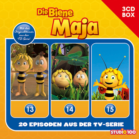 Die Biene Maja 3-CD Hörspielbox zur neuen TV-Serie (CGI). Vol.5, 3 Audio-CDs -  Die Biene Maja