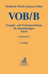 VOB Teil B - Jansen, Günther Arnold; Seibel, Mark