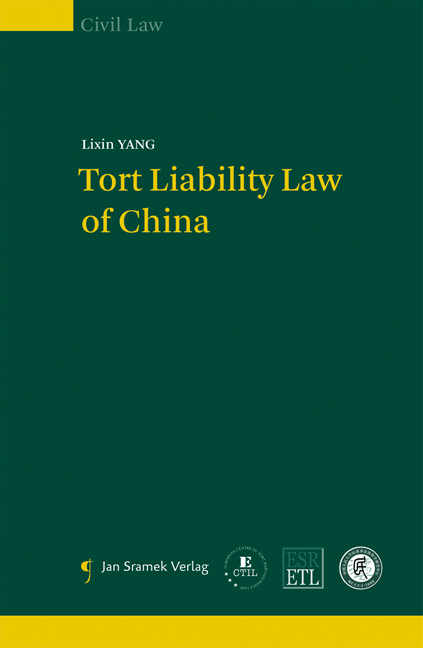 Tort Liability Law of China - Yang Lixin