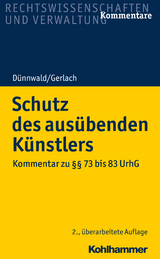 Schutz des ausübenden Künstlers - Dünnwald, Rolf; Gerlach, Tilo; Krüger, Christof