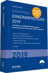 Tabelle, Einkommensteuer 2019 - 