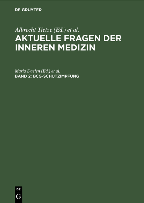 BCG-Schutzimpfung - 