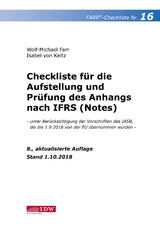 Farr, Checkliste 16 (Anhang n. IFRS), 8. A. - Farr, Wolf-Michael