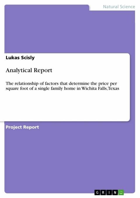 Analytical Report -  Lukas Scisly
