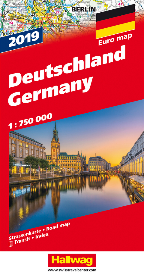 Deutschland 2019 Strassenkarte