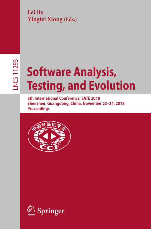 Software Analysis, Testing, and Evolution - 