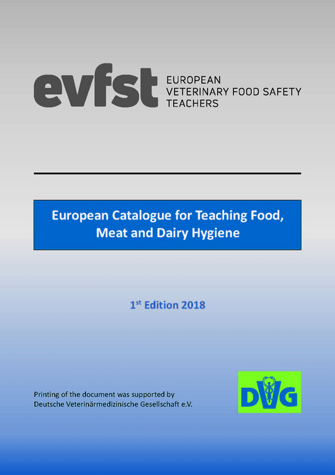 European Catalogue for Teaching Food, Meat and Diary Hygiene