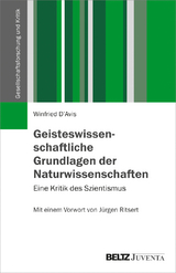 Geisteswissenschaftliche Grundlagen der Naturwissenschaften - Winfried D'Avis