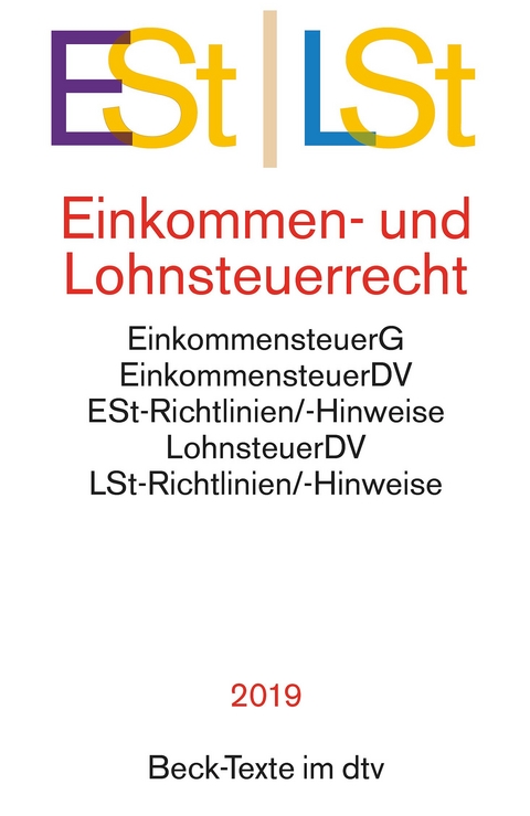 Einkommen- und Lohnsteuerrecht