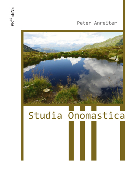 Studia Onomastica - Peter Anreiter