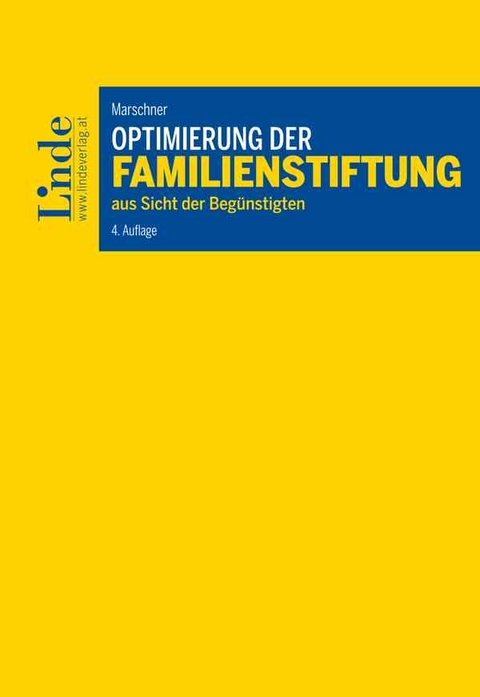 Optimierung der Familienstiftung - Ernst Marschner