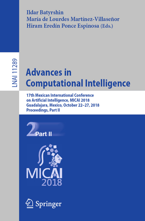 Advances in Computational Intelligence - 