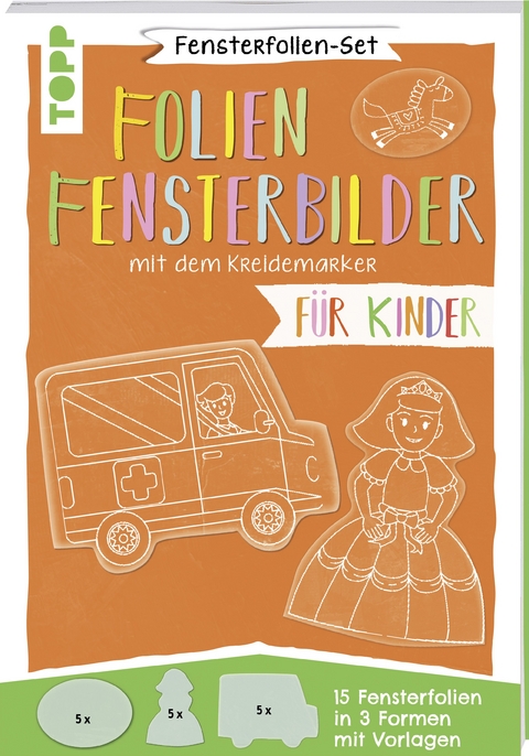 Fensterfolien-Set - Folien-Fensterbilder mit dem Kreidemarker - Für Kinder -  Frechverlag, Pia Pedevilla