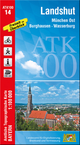 ATK100-14 Landshut (Amtliche Topographische Karte 1:100000) - 