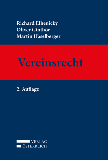 Vereinsrecht - Richard Elhenický, Oliver Ginthör, Martin Haselberger