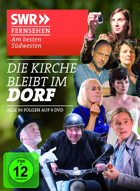 Die Kirche bleibt im Dorf - Alle Folgen. Staffel.1-4, 9 DVDs