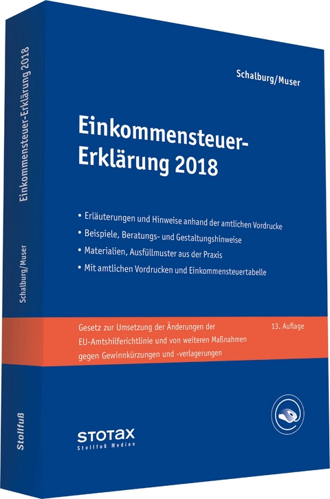 Einkommensteuer-Erklärung 2018 - Martin Schalburg, Stefan Muser