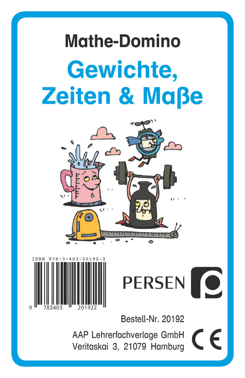 Mathe-Domino: Gewichte, Zeiten & Maße - Josephine Finkenstein