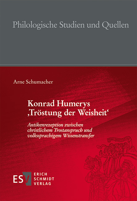 Konrad Humerys ‚Tröstung der Weisheit‘ - Arne Schumacher