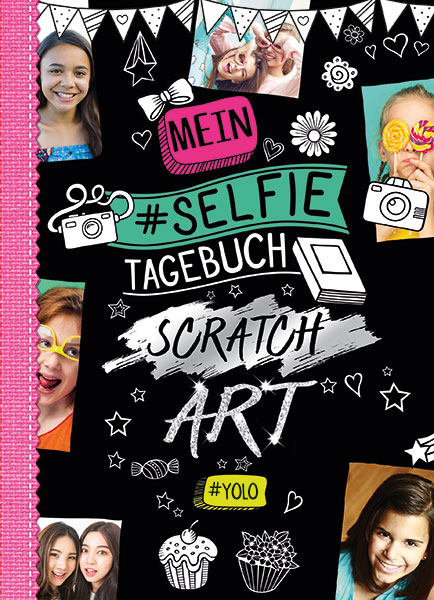 Mein Selfie Tagebuch Scratch Art (# YOLO)