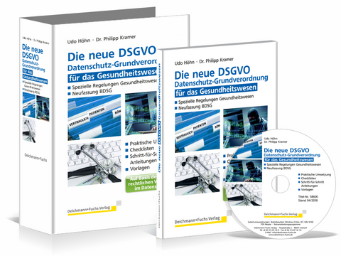 Loseblattwerk mit CD-ROM Die neue DSGVO für das Gesundheitswesen