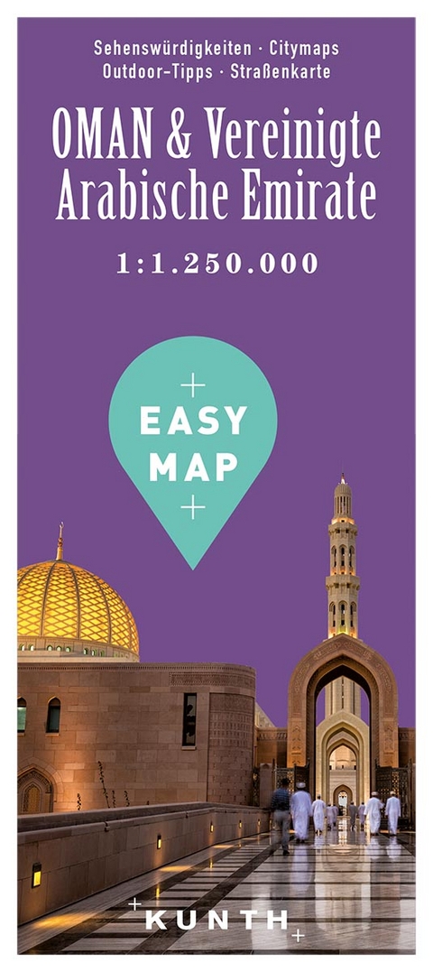EASY MAP Oman & Vereinigte Arabische Emirate
