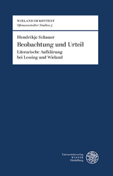 Beobachtung und Urteil - Hendrikje Schauer