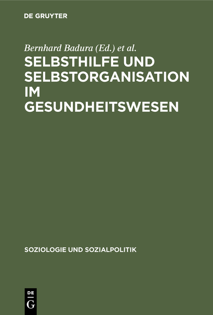 Selbsthilfe und Selbstorganisation im Gesundheitswesen - 