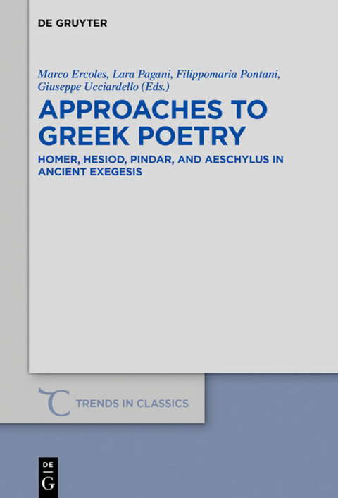 Approaches to Greek Poetry - 