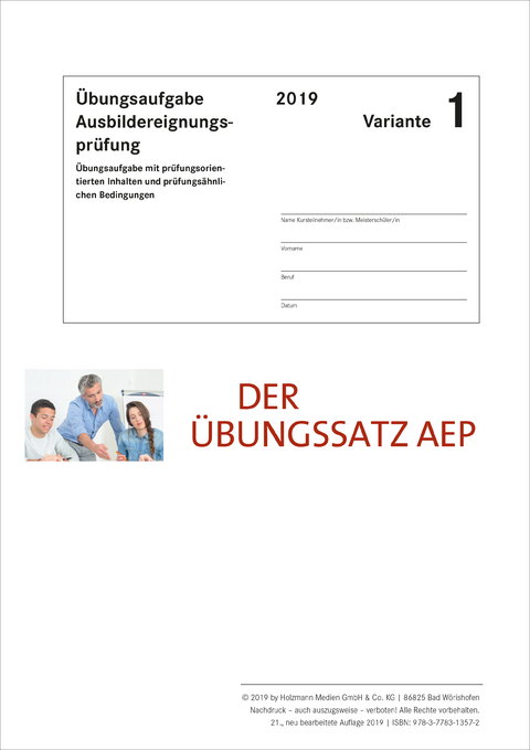 Der Übungssatz Ausbildereignungsprüfung - Variante 1 - Dr. Lothar Semper, Bernhard Gress