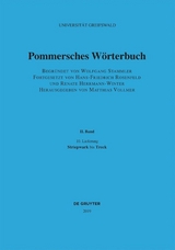 Pommersches Wörterbuch / Striepwark bis Treck - 