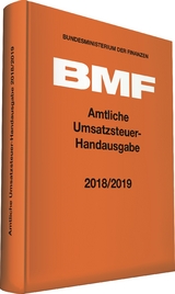 Amtliche Umsatzsteuer-Handausgabe 2018/2019 - 