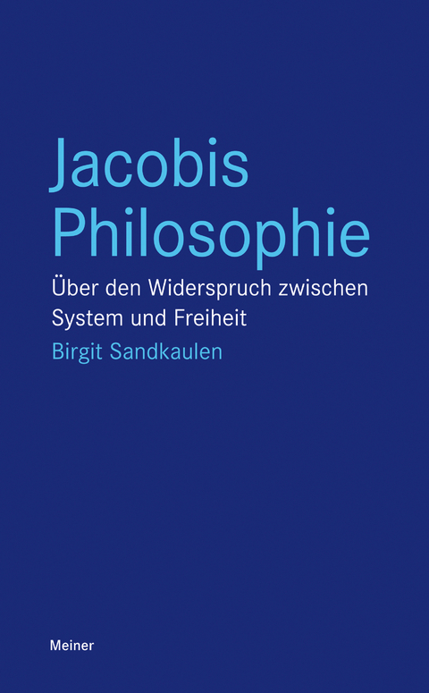 Jacobis Philosophie - Birgit Sandkaulen