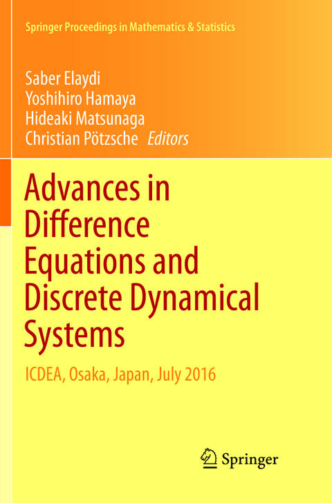 Advances in Difference Equations and Discrete Dynamical Systems - 