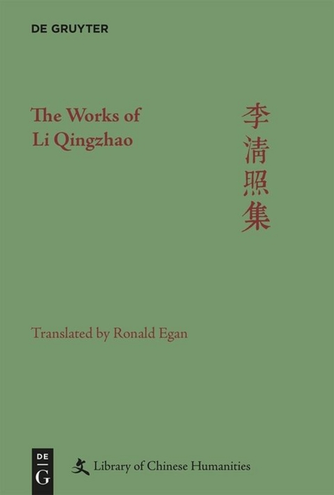 The Works of Li Qingzhao - Ronald Egan