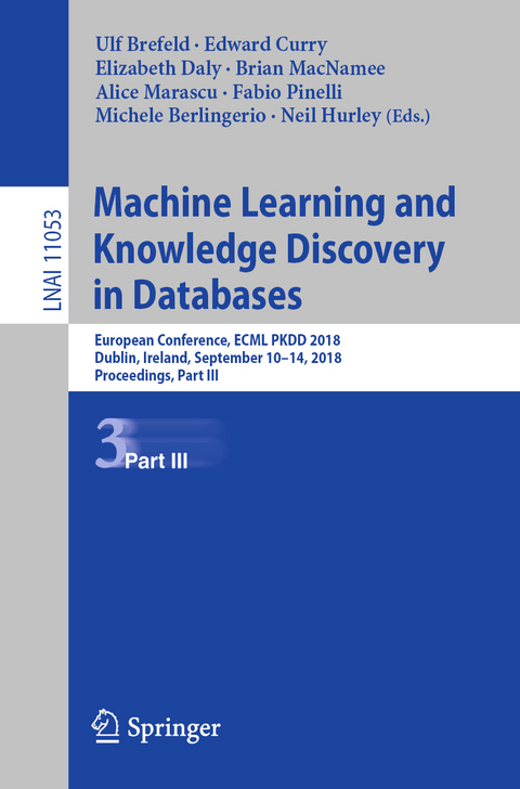 Machine Learning and Knowledge Discovery in Databases - 