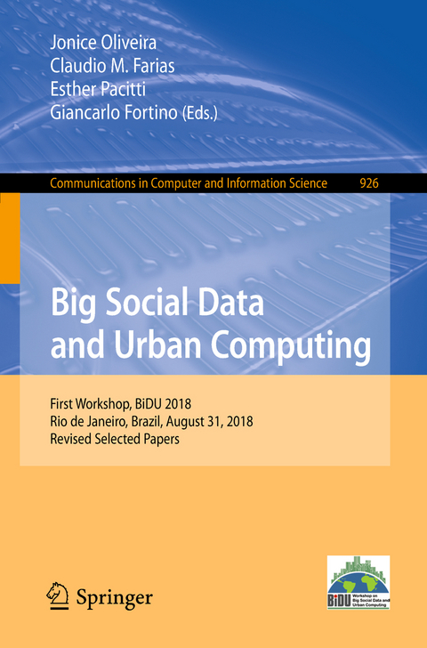 Big Social Data and Urban Computing - 