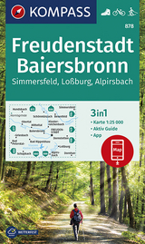 KOMPASS Wanderkarte Freudenstadt, Baiersbronn, Simmersfeld, Loßburg, Alpirsbach - 