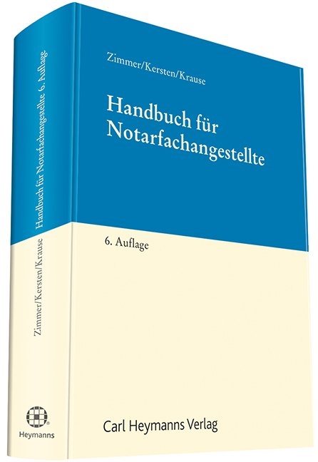 Handbuch für Notarfachangestellte - Maximilian Zimmer