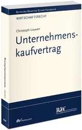 Unternehmenskaufvertrag - Christoph Louven